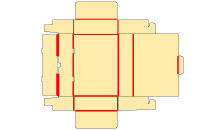 N式（折箱タイプ）展開図